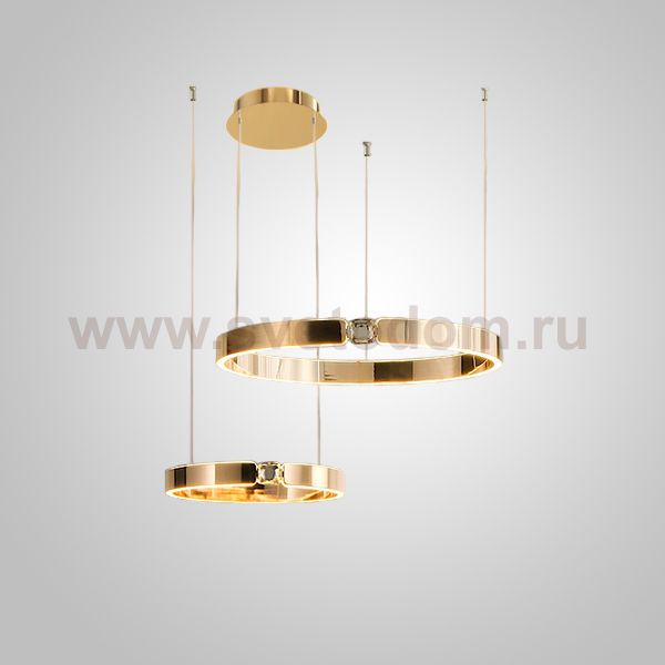 Подвесная люстра SELLIF B RING COMBO D40+60 Brass ImperiumLoft 231747-23