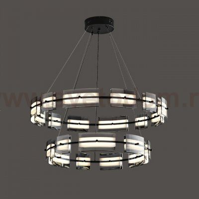 Подвесная люстра BRIAND D61+81 Black ImperiumLoft 231765-23