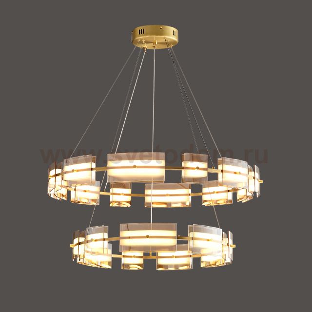 Подвесная люстра BRIAND D61+81 Brass ImperiumLoft 231769-23