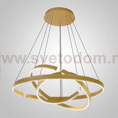 Подвесная люстра VEIKKO D65+45+85 Brass ImperiumLoft 231773-23