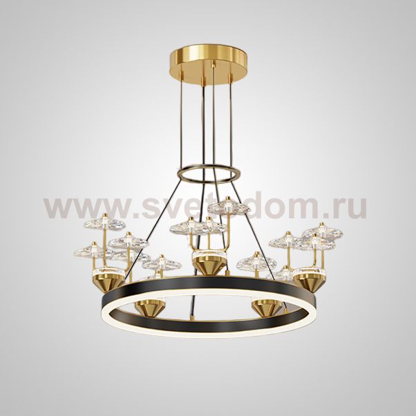 Подвесная люстра DOVRA D50 Black ImperiumLoft 231802-23