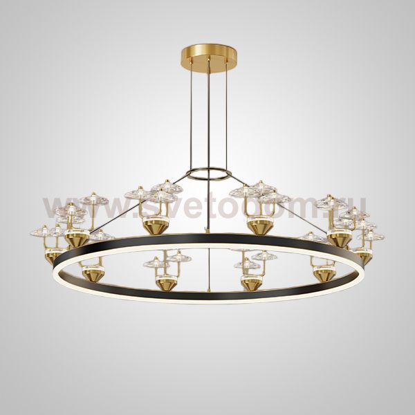 Подвесная люстра DOVRA D100 Black ImperiumLoft 231804-23