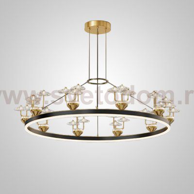Подвесная люстра DOVRA D100 Black ImperiumLoft 231804-23