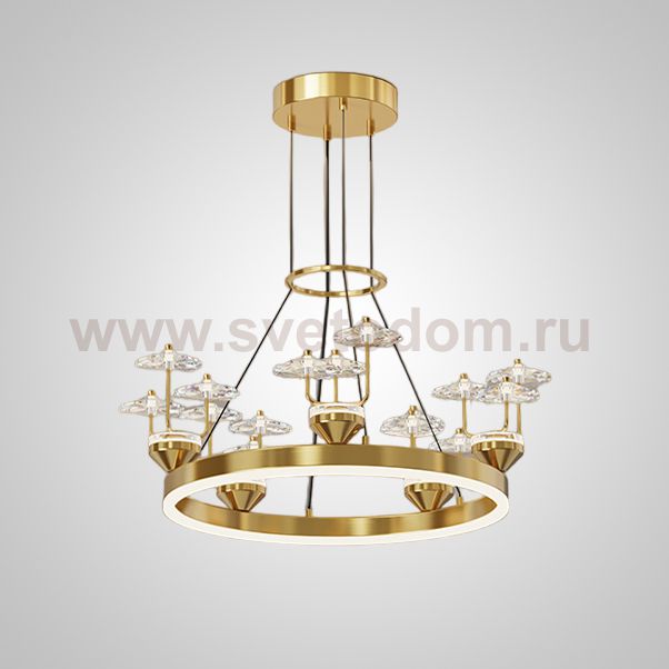 Подвесная люстра DOVRA D50 Brass ImperiumLoft 231806-23