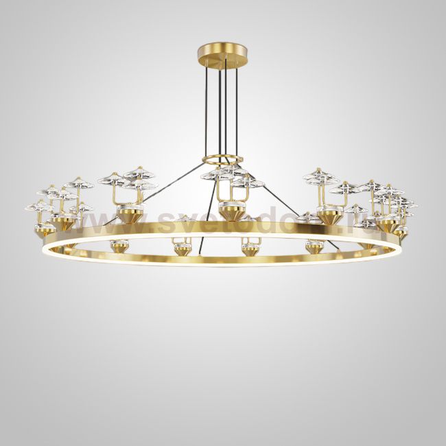 Подвесная люстра DOVRA D120 Brass ImperiumLoft 231809-23