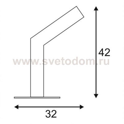 231825 SLV BENDO  40 светильник IP55 с LED 6,5Вт, 3000К, 420лм, антрацит