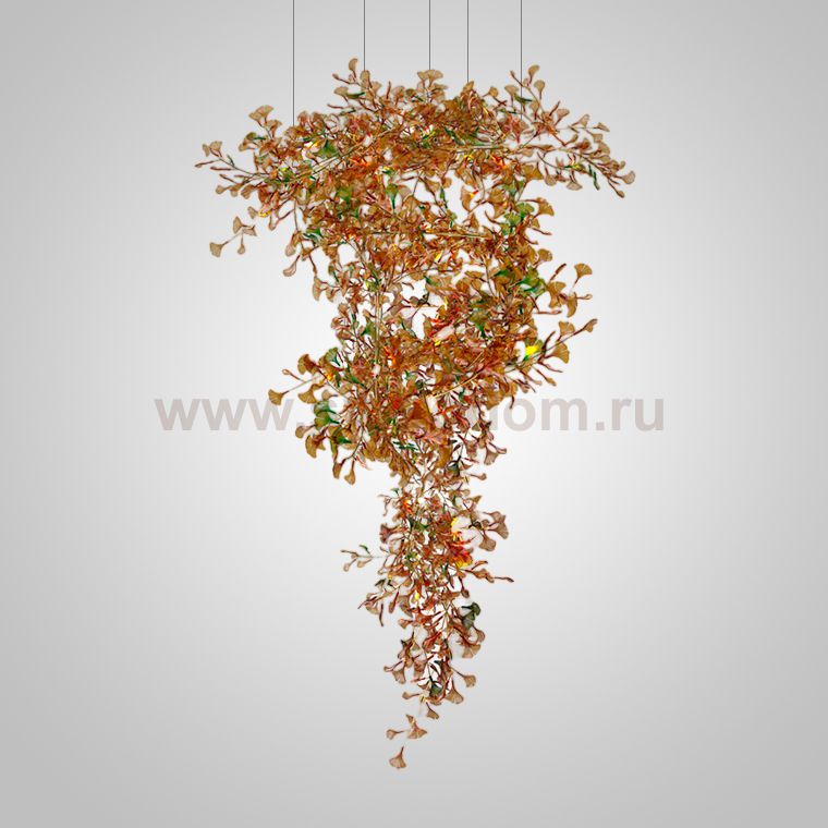 Подвесная люстра ELLING LUX H250 Amber ImperiumLoft 231848-23