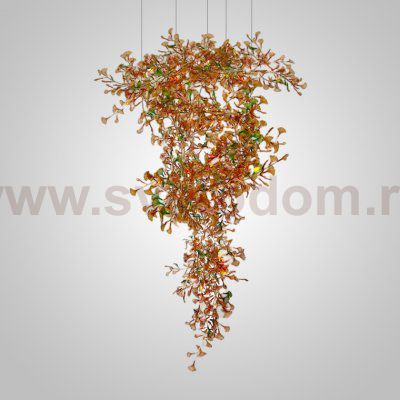 Подвесная люстра ELLING LUX H250 Amber ImperiumLoft 231848-23