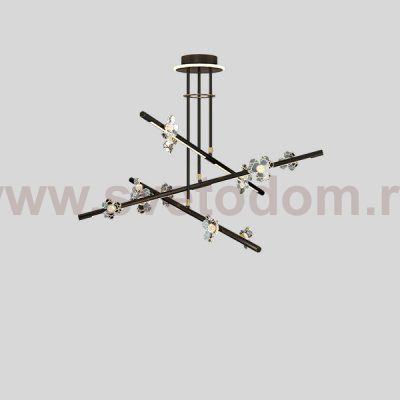 Потолочная люстра CAMILIA CH D100 Black ImperiumLoft 231903-23