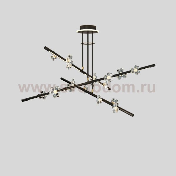 Потолочная люстра CAMILIA CH D120 Black ImperiumLoft 231904-23