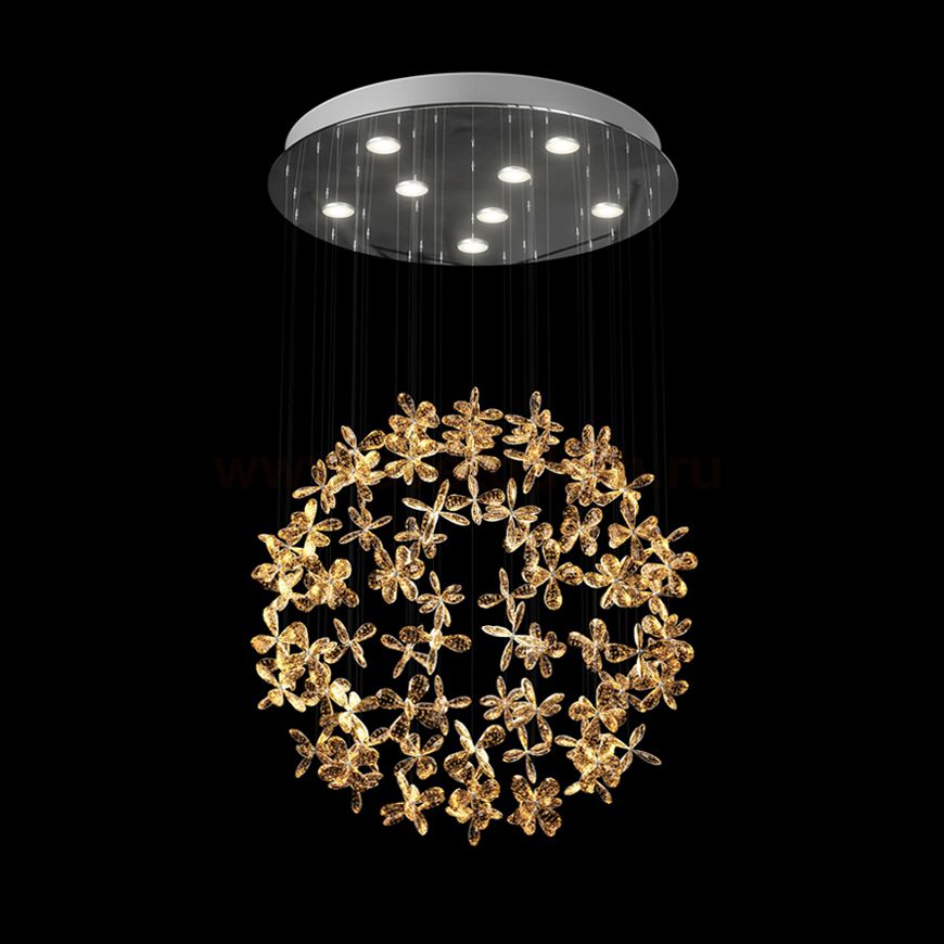 Подвесная люстра LUCIEN D50 Amber ImperiumLoft 231923-23