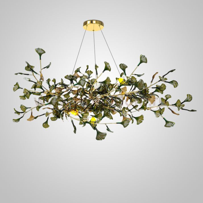 Подвесная люстра ELLING A L100 Green ImperiumLoft 231951-23