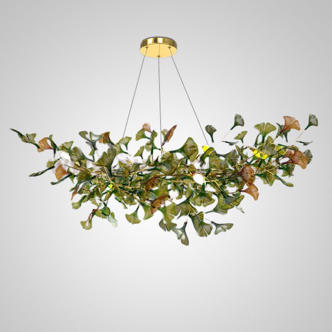 Подвесная люстра ELLING A L150 Green ImperiumLoft 231953-23