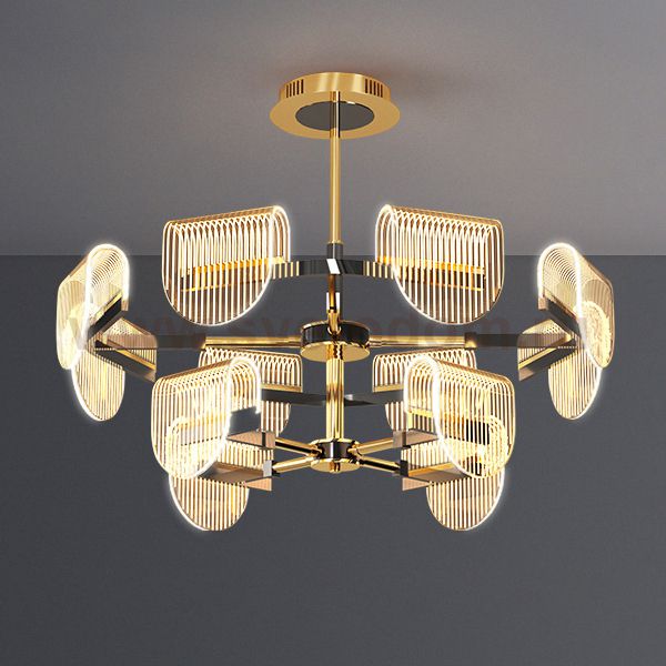 Потолочная люстра RAGNAR D82+60 ImperiumLoft 231980-23