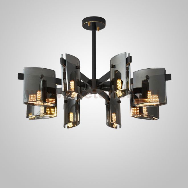 Потолочная люстра JANICE CH L8 Black ImperiumLoft 231986-23