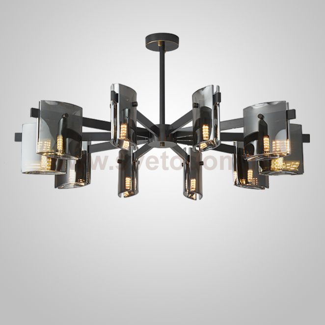 Потолочная люстра JANICE CH L10 Black ImperiumLoft 231987-23