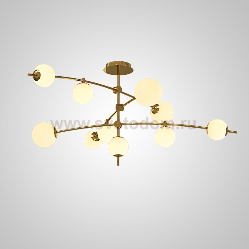 Потолочная люстра NEANDER Brass ImperiumLoft 232012-23