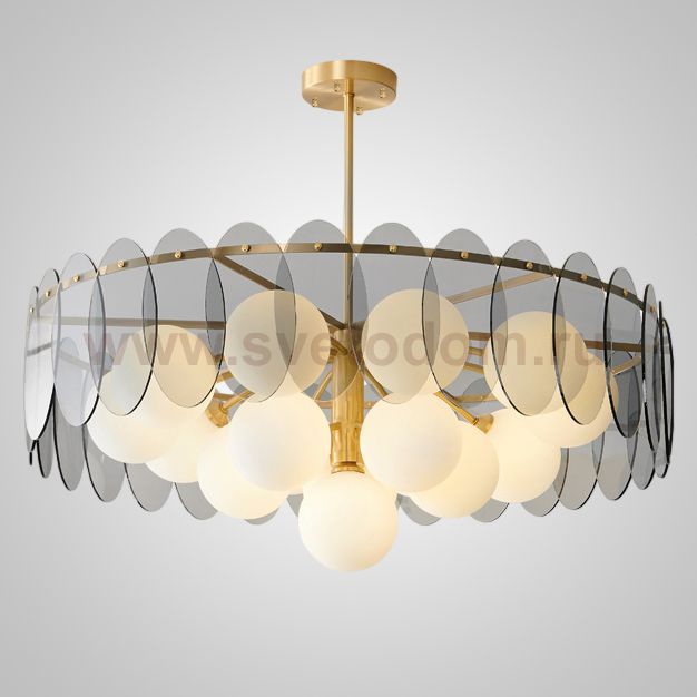 Потолочная люстра RASMIN D80 Brass ImperiumLoft 232027-23