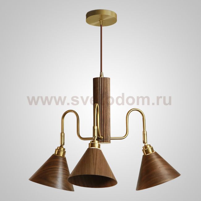 Подвесная люстра DOMENIC B D50 Dark Brown ImperiumLoft 232033-23