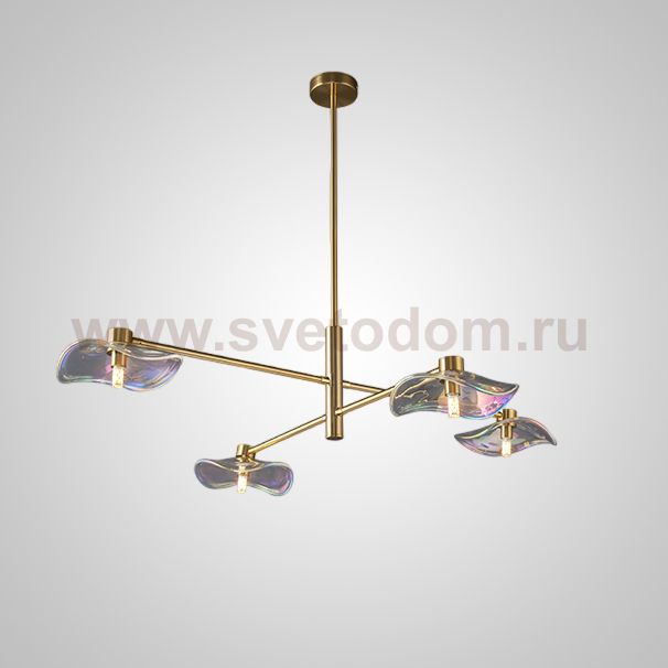 Потолочная люстра MILIAN CH L4 Brass Grey ImperiumLoft 232037-23