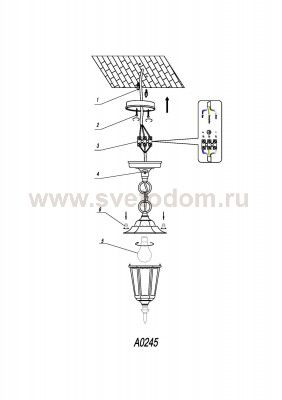 Светильник подвесной Odeon light 2321/1 LANO