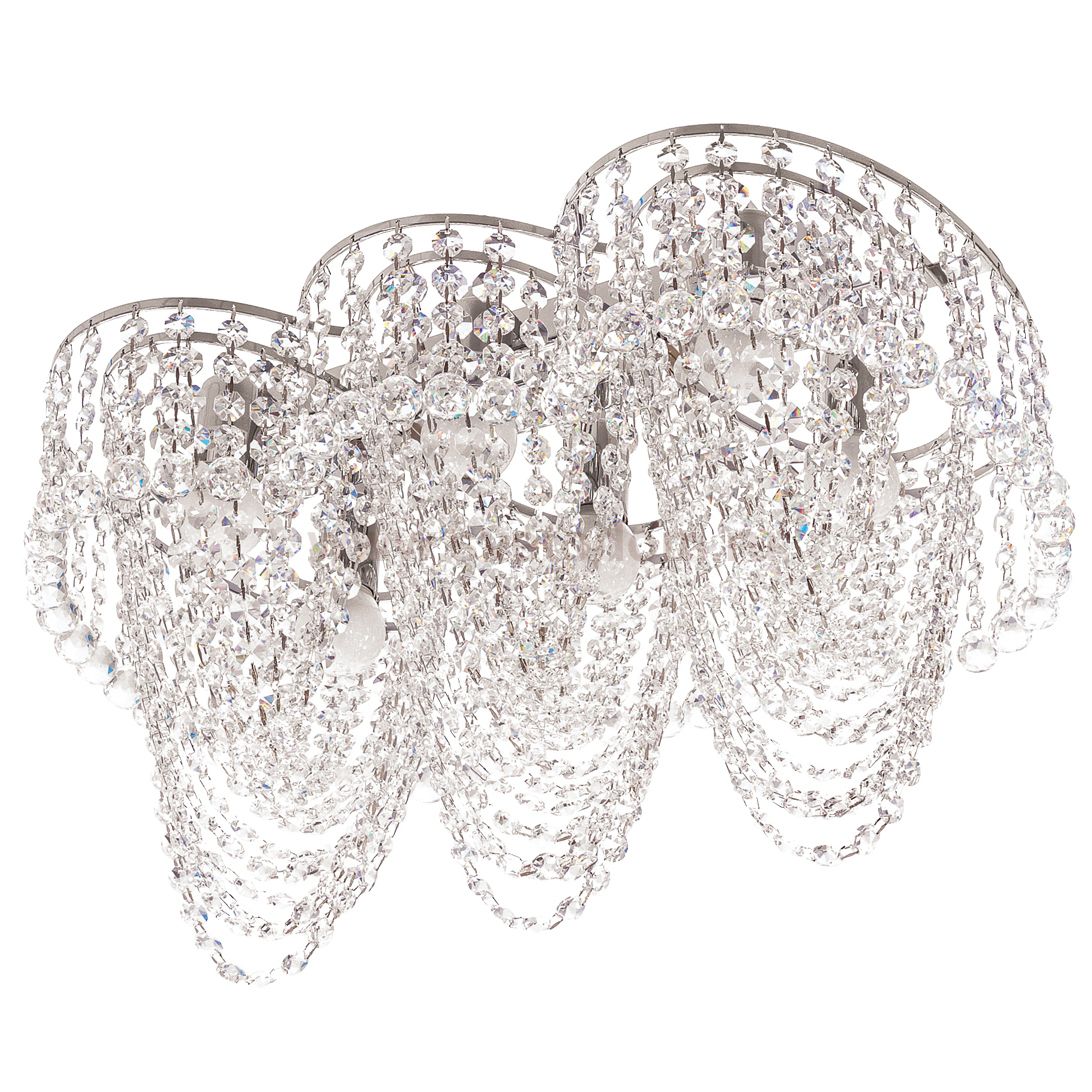 Люстра с хрусталем Экономсвет 2322/6CR WT