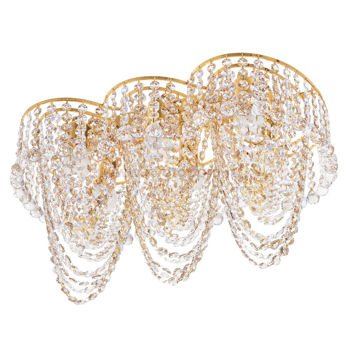 Люстра с хрусталем Экономсвет 2322/6FGD WT NC