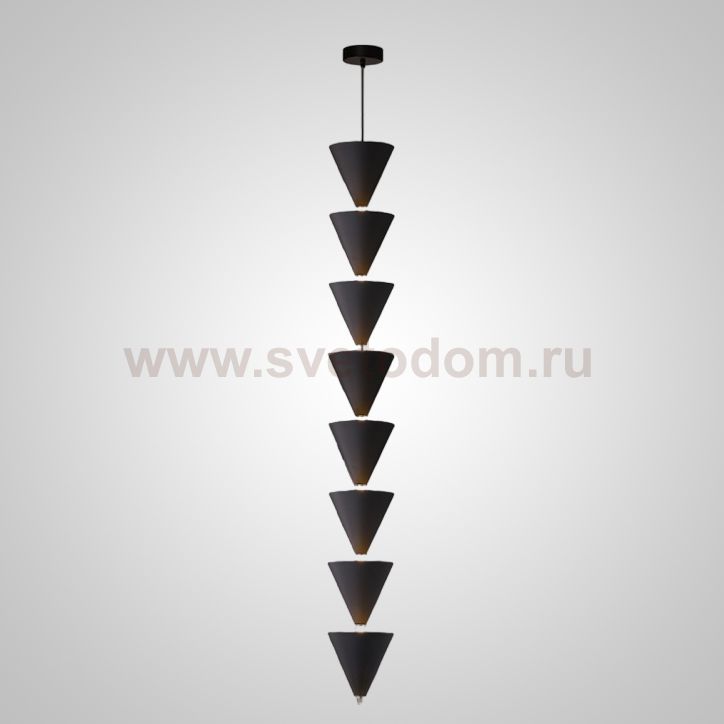 Подвесной светильник LESTER H110 Black ImperiumLoft 232482-23