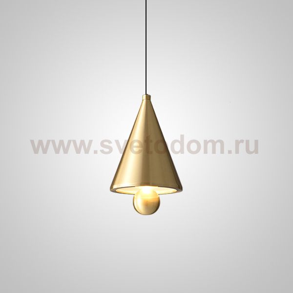 Подвесной светильник PIET СONE C Brass ImperiumLoft 232579-23