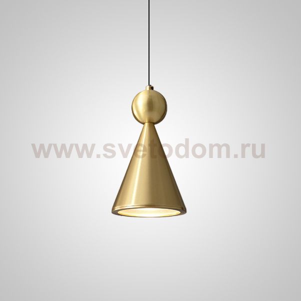 Подвесной светильник PIET СONE D Brass ImperiumLoft 232580-23