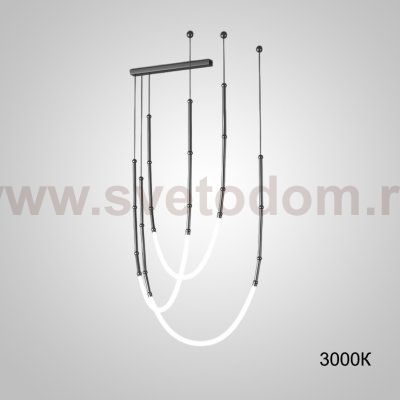Подвесной светильник ALRIK COMBO Black 3000К ImperiumLoft 232629-23