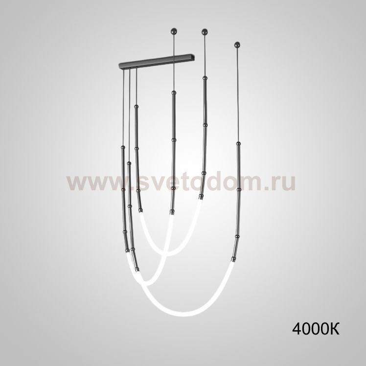 Подвесной светильник ALRIK COMBO Black 4000К ImperiumLoft 232630-23