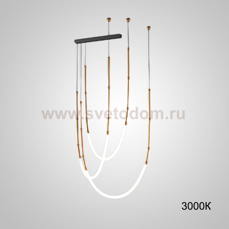 Подвесной светильник ALRIK COMBO Brass 3000К ImperiumLoft 232631-23