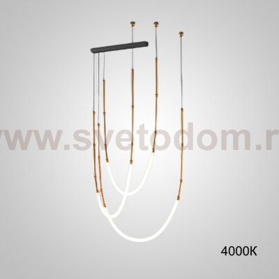 Подвесной светильник ALRIK COMBO Brass 4000К ImperiumLoft 232632-23