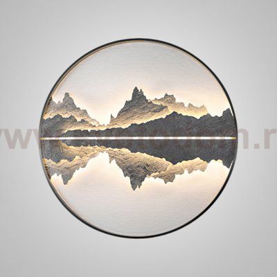 Настенный светильник DAWN B B D80 Black ImperiumLoft 232759-23