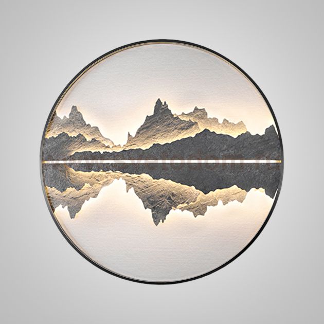 Настенный светильник DAWN B B D100 Black ImperiumLoft 232760-23