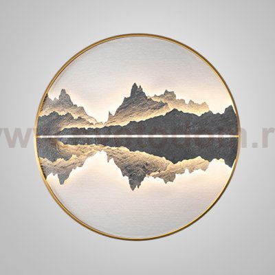 Настенный светильник DAWN B B D100 Brass ImperiumLoft 232763-23
