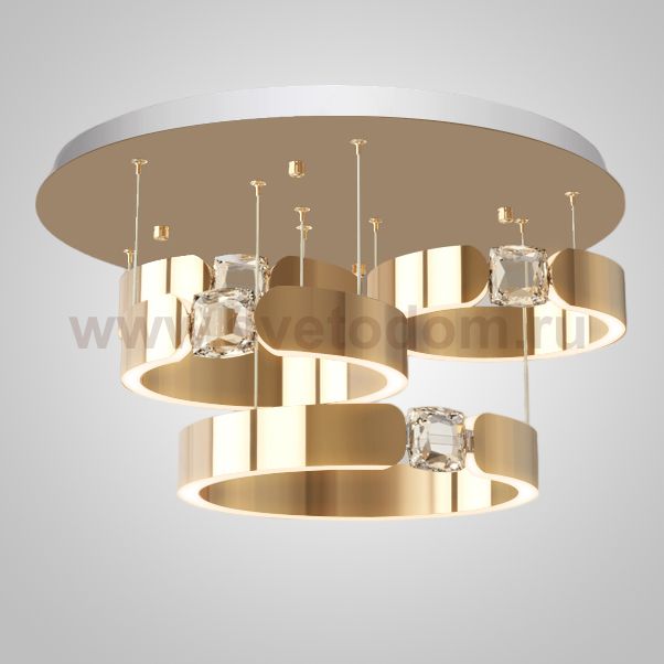 Потолочная люстра SELLIF CHROME L4 Brass ImperiumLoft 232790-23