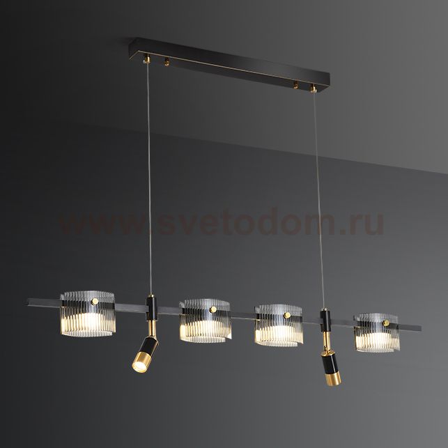 Подвесной светильник NICOLETTA C LONG L100 Black ImperiumLoft 232832-23