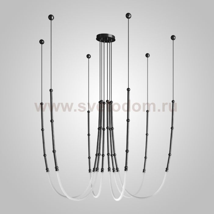 Подвесная люстра ALRIK CH Black ImperiumLoft 232895-23