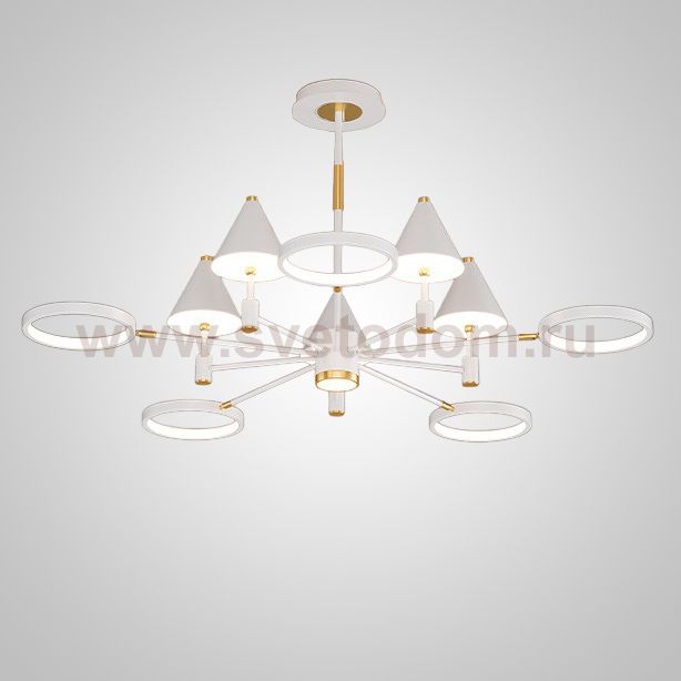 Потолочная люстра GISBERT D110 White ImperiumLoft 232926-23