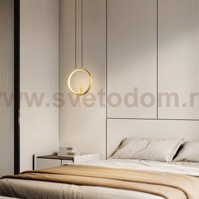 Подвесной светильник REMUS ONE Brass ImperiumLoft 233016-23
