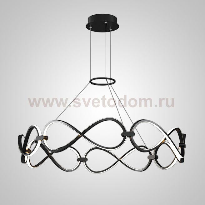 Подвесная люстра FORLI BW D80 Black ImperiumLoft 233024-23