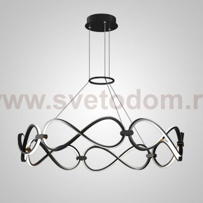 Подвесная люстра FORLI BW D80 Black ImperiumLoft 233024-23