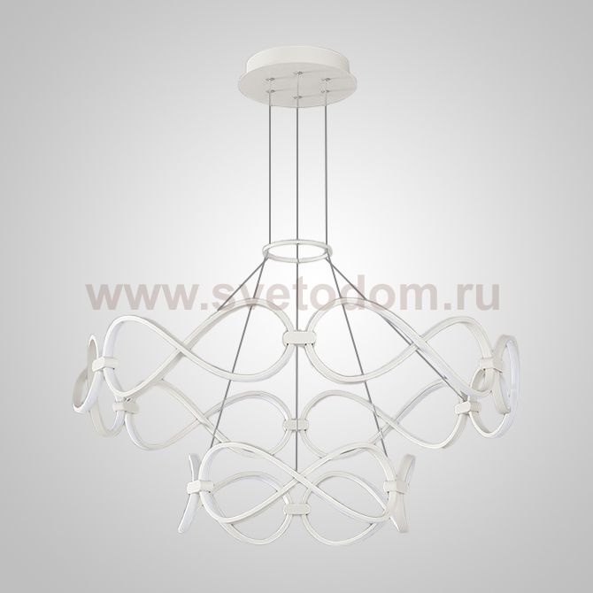 Подвесная люстра FORLI BW D60+80 White ImperiumLoft 233029-23