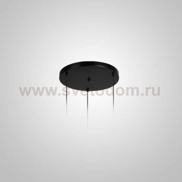 Потолочное крепление — металлический диск CEILING MOUNT 2 D40 Black ImperiumLoft 233045-26