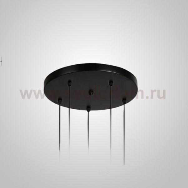 Потолочное крепление — металлический диск CEILING MOUNT 2 D60 Black ImperiumLoft 233047-26
