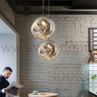 Подвесной светильник Tom Dixon Melt Pendant Silver D38 ImperiumLoft 233054-22