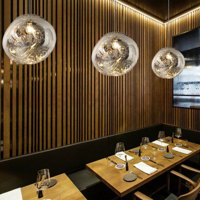 Подвесной светильник Tom Dixon Melt Pendant Silver D38 ImperiumLoft 233054-22
