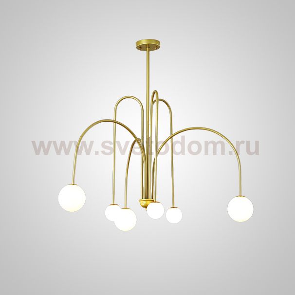 Потолочная люстра DAY L6 D100 Gold ImperiumLoft 233061-26